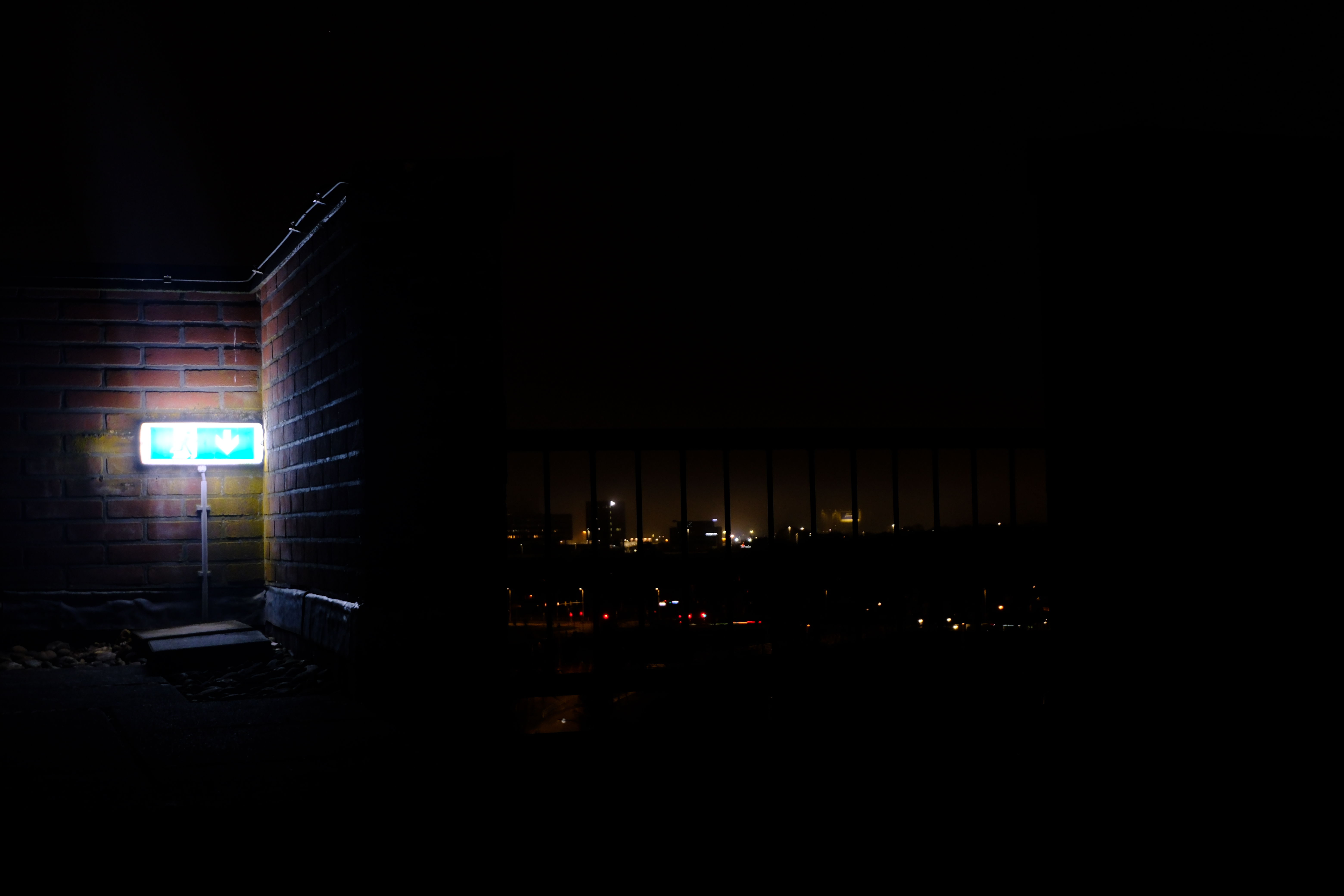 Dark skyline
